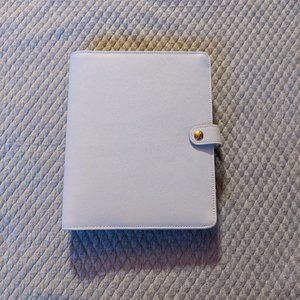 kikki.K Grey A5 Health & Wellness Leather Planner